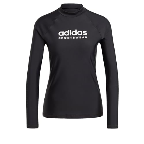 adidas Damen Long Sleeve Rash Guard, Black, L adidas Damen Long Sleeve Rash Guard, Black, L von adidas