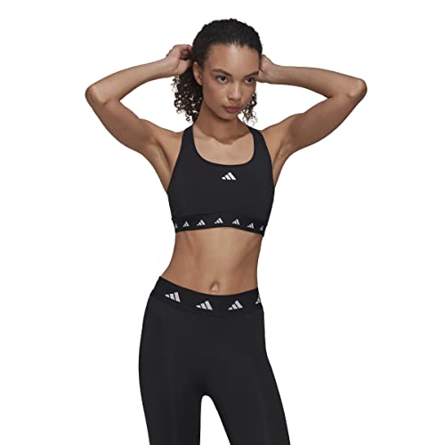 Adidas Damen Workout Bra - Medium Support Pwr Ms Tf, Black, HN7273, 2XLC von adidas