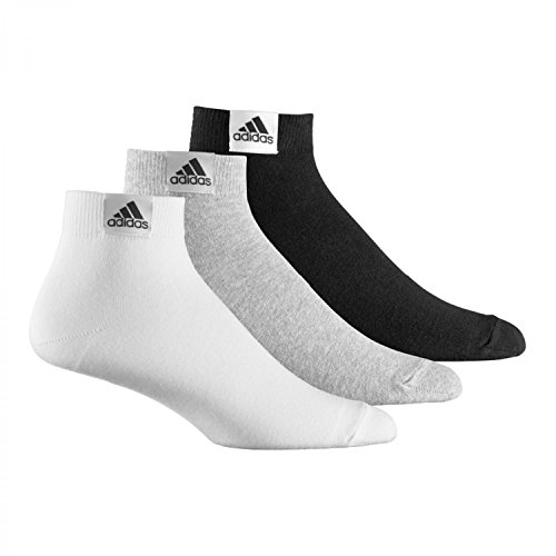 adidas Einfarbige Socken für Jungen, Jungen, Knöchelsocken für Jungen, Weiß, Größe 31-34, weiß, Size 31-34 von adidas