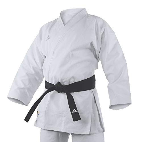adidas Elite Erwachsene Karateanzug in europäischem Schnitt, Weiß, 180cm adidas Elite Erwachsene Karateanzug in europäischem Schnitt, Weiß, 180cm von adidas