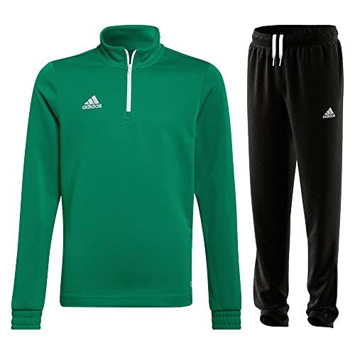 adidas Entrada 22 Trainingsanzug Training Oberteil Trainingshose Herren grün schwarz Gr L von adidas