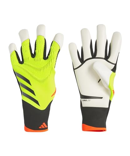 adidas Equipment - Torwarthandschuhe Predator Pro Hybrid TW-Handschuhe Energy Citrus gelbschwarzrot 11 von adidas