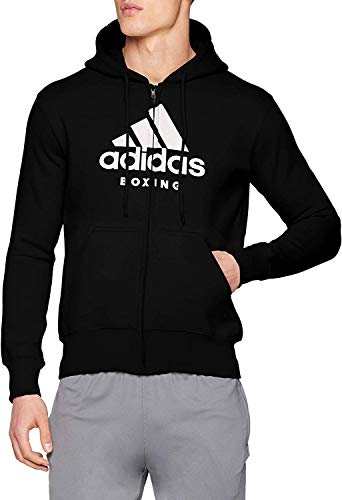 adidas Erwachsene Community Jacket Boxing Jacke, schwarz/weiß, XS von adidas