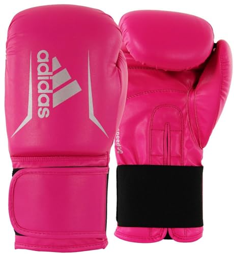 adidas Unisex Speed 50 Boxhandschuhe, pink/silber, 14 oz EU von adidas
