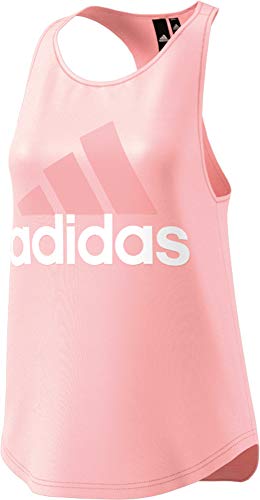 adidas Ess Lin Lo Tank - hazcor/white adidas Ess Lin Lo Tank - hazcor/white von adidas