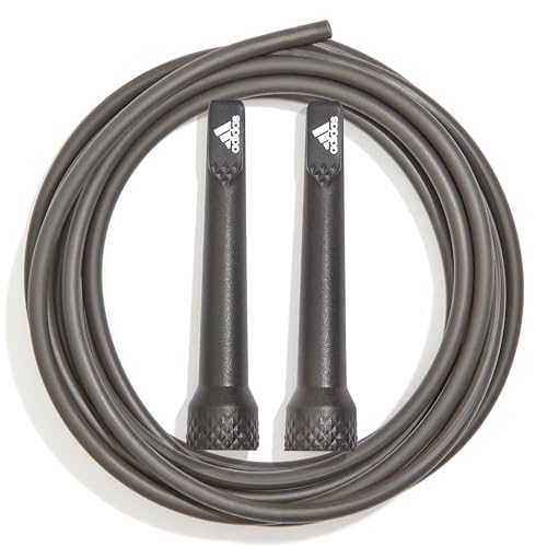 Adidas Springseil Essential - Sprungseil verstellbar bis 280 cm Länge - höhere Geschwindigkeit durch PP-Gummierung - ideal zum Seilspringen für Erwachsene und Kinder Adidas Springseil Essential - Sprungseil verstellbar bis 280 cm Länge - höhere Geschwindigkeit durch PP-Gummierung - ideal zum Seilspringen für Erwachsene und Kinder von adidas