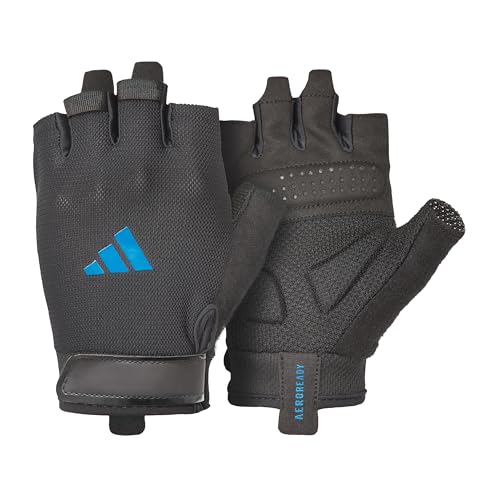 adidas Essential Trainingshandschuhe - feuchtigkeitsabsorbierende Aeroready Technologie gepaart mit Einer äußerst komfortablen, strapazierfähigen Handinnenfläche aus Velourlederimitat adidas Essential Trainingshandschuhe - feuchtigkeitsabsorbierende Aeroready Technologie gepaart mit Einer äußerst komfortablen, strapazierfähigen Handinnenfläche aus Velourlederimitat von adidas