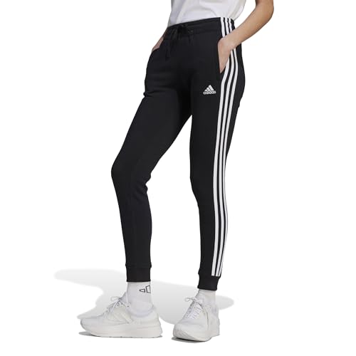 adidas Essentials Damen Fleece-Jogginghose mit 3 Streifen von adidas