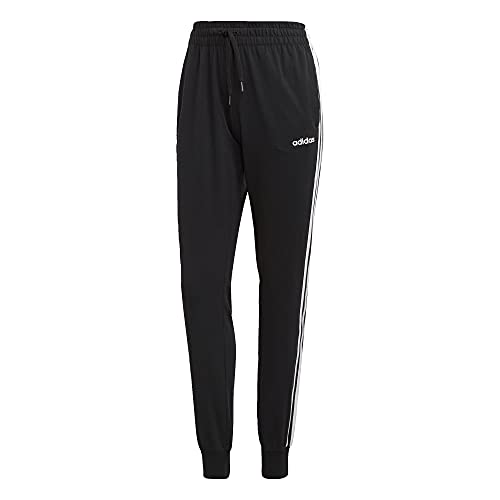 adidas Essentials Damen Hose mit 3 Streifen, Farbe: Schwarz/Weiß, Groß von adidas