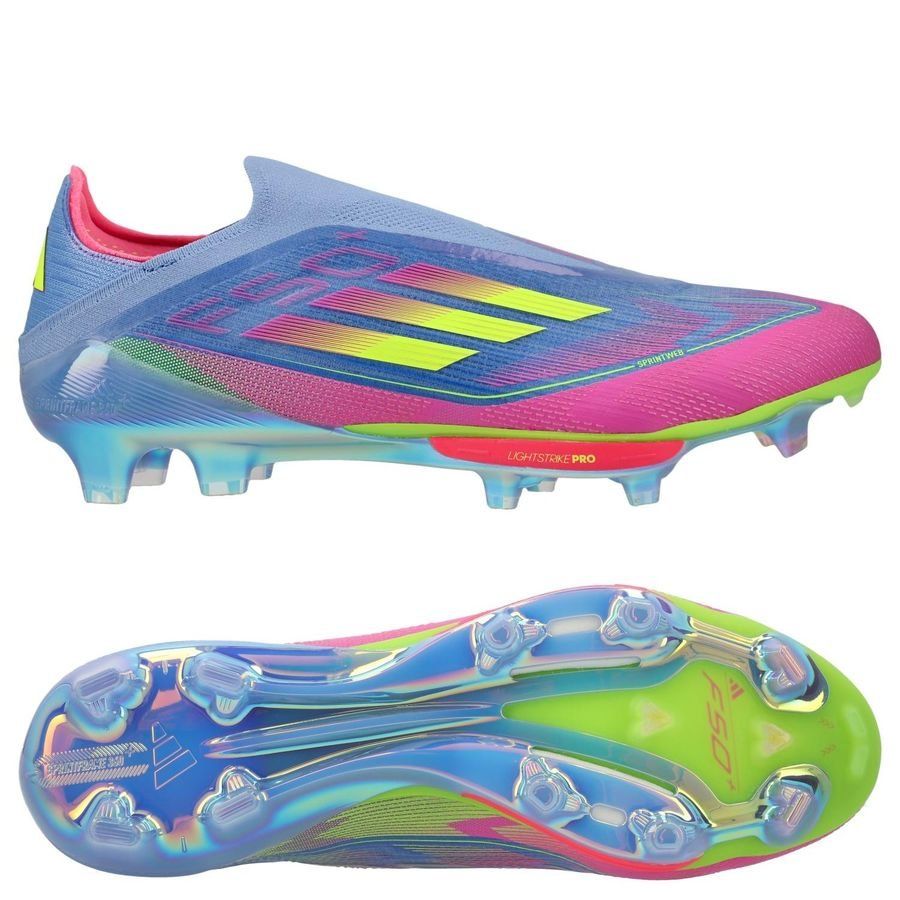 adidas F50 + Laceless FG Celestial Victory - Blue Fusion/Lucid Lemon/Lucid Pink adidas F50 + Laceless FG Celestial Victory - Blue Fusion/Lucid Lemon/Lucid Pink von adidas