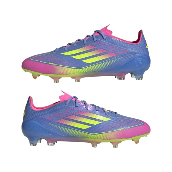 adidas F50 ELITE FG Fussballschuhe blau/gelb/pink 9½ (44 EU) von adidas