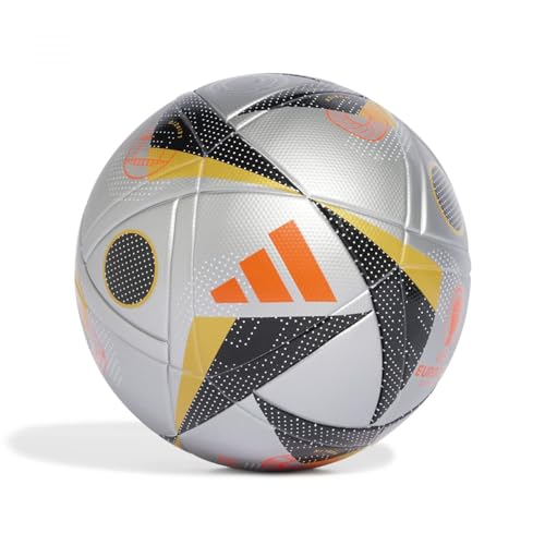 adidas Fussball EURO24 LGE F Fussballliebe Silver Met./Gold Met./Black/Solar Red 4 von adidas