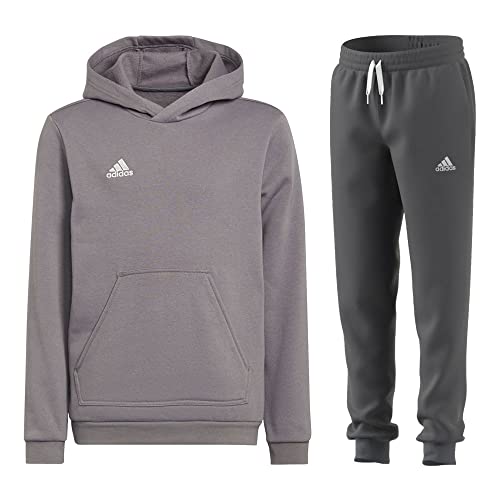 adidas Fußball Entrada 22 Jogginganzug Hoodie Jogginghose Herren grau Gr XL von adidas