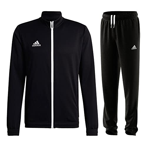 adidas Fußball Entrada 22 Trainingsanzug Jacke Hose Herren schwarz Gr L von adidas