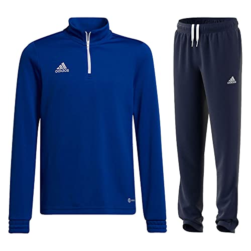 adidas Fußball Entrada 22 Trainingsanzug Training Oberteil Trainingshose Kinder blau dunkelblau Gr 164 adidas Fußball Entrada 22 Trainingsanzug Training Oberteil Trainingshose Kinder blau dunkelblau Gr 164 von adidas