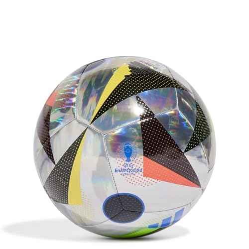 Adidas Fussballliebe Training Foil Euro 2024 Ball IN9368, Unisex Footballs, Silver, 4 EU von adidas