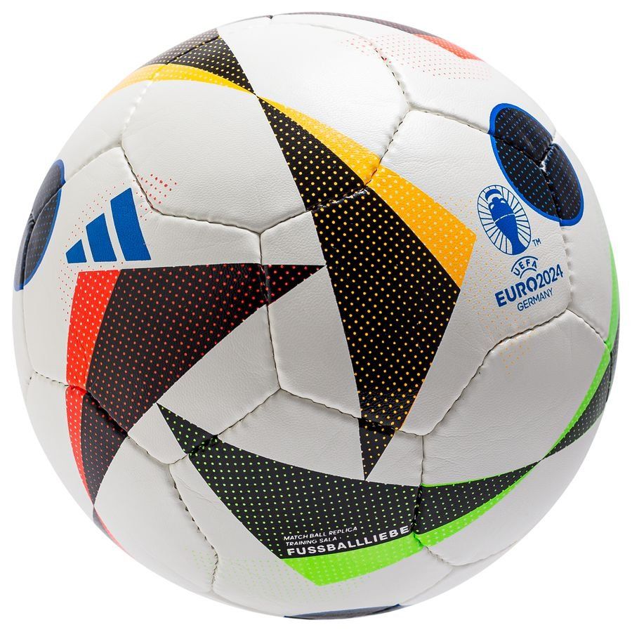 adidas Fußball FUSSBALLLIEBE Training Sala EURO 2024 - Weiß/Schwarz/Blau adidas Fußball FUSSBALLLIEBE Training Sala EURO 2024 - Weiß/Schwarz/Blau von adidas