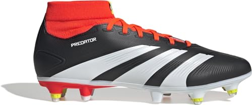 adidas Fußball - Schuhe - Stollen Predator League Sock SG Solar Energy schwarzweissrot 45 1/3 von adidas