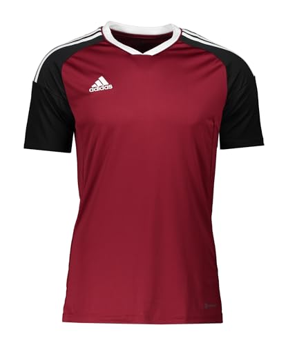 adidas Fußball - Teamsport Textil - Trikots milic 22 Custom Trikot rotschwarz 3XL von adidas
