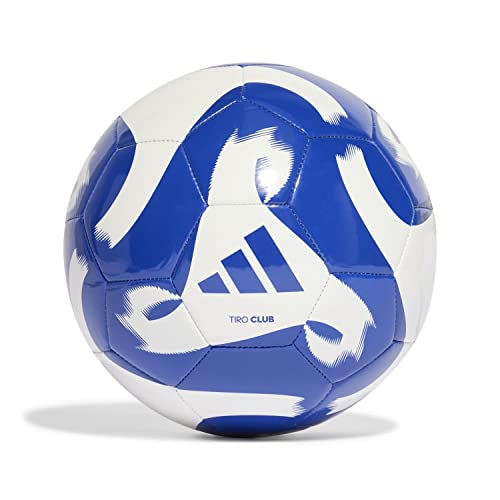 Adidas Unisex Ball (Machine-Stitched) Tiro Club Football, White/Team Royal Blue, HZ4168, 3 von adidas