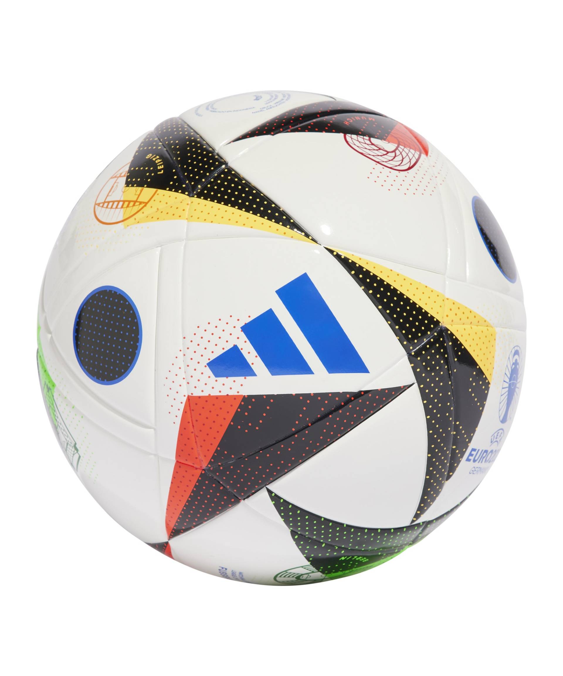 adidas Fussballliebe League Junior 290g Lightball EM 2024 Weiss Schwarz Blau von adidas