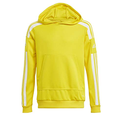 adidas Unisex Kinder Squadra 21 Hoodie, Team Yellow/White, 5-6 Years adidas Unisex Kinder Squadra 21 Hoodie, Team Yellow/White, 5-6 Years von adidas