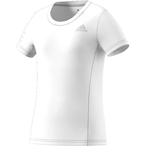 adidas Girls T-Shirt (Short Sleeve) G Club Tee, White/Gretwo, HD2171, 128 EU von adidas