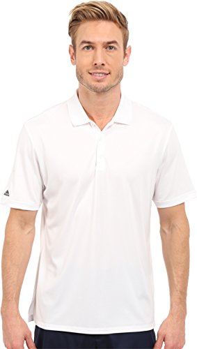 adidas Golf Herren Performance Poloshirt, Weiss/opulenter Garten, Mittel von adidas