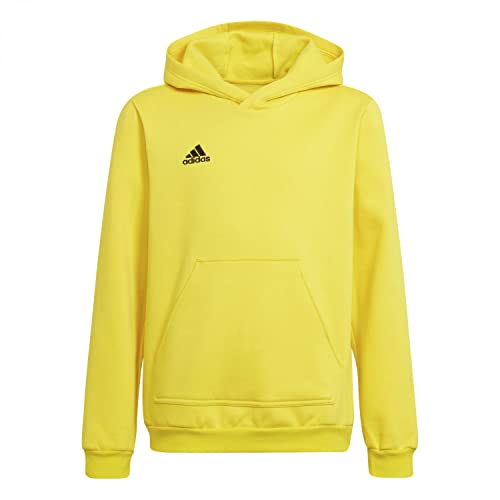 adidas Unisex Kinder Entrada 22 Sweat Hoodie, Team yellow/black, 152 von adidas