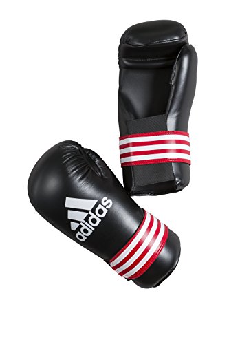 adidas Handschuhe Semi Contact Gloves, Schwarz/Rot, XL, adiBFC01 von adidas