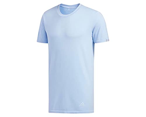 adidas Herren 25/7 T-Shirt-Hellblau, Weiß, M von adidas