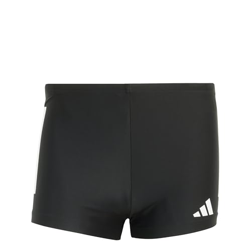 adidas Herren 3 Stripes Swim Boxers, Black/White, S adidas Herren 3 Stripes Swim Boxers, Black/White, S von adidas