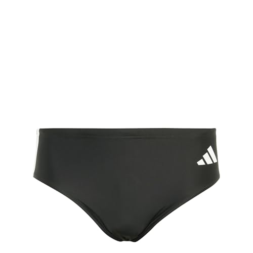 adidas Herren 3 Stripes Swim Trunks, Black/White, L-XL von adidas