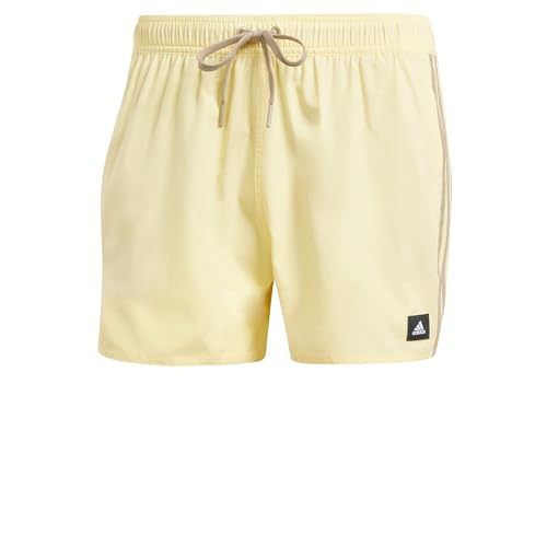 adidas Herren 3S Clx Badeshorts sehr Kurze Länge, XXL, Fast gelb/Blanch Cargo, XXL von adidas