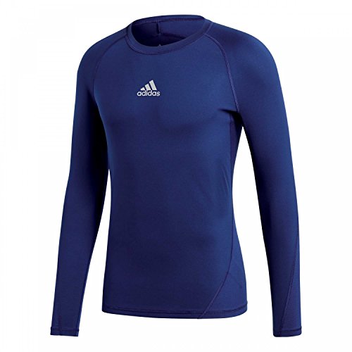 adidas Herren Trainingsshirt Alphaskin Sport Longsleeve, Dark Blue, L, CW9489 von adidas