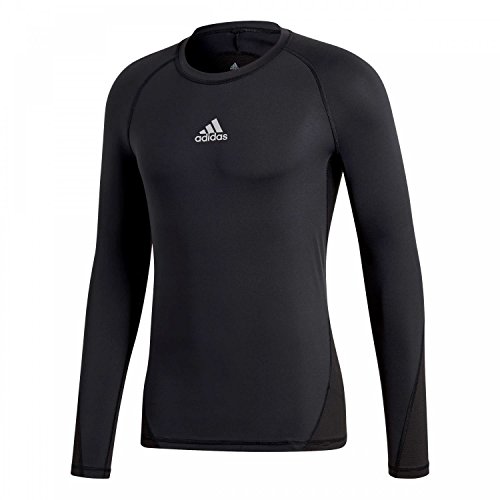 adidas Herren Trainingsshirt Alphaskin Sport Longsleeve, Black, XXL, CW9486 von adidas