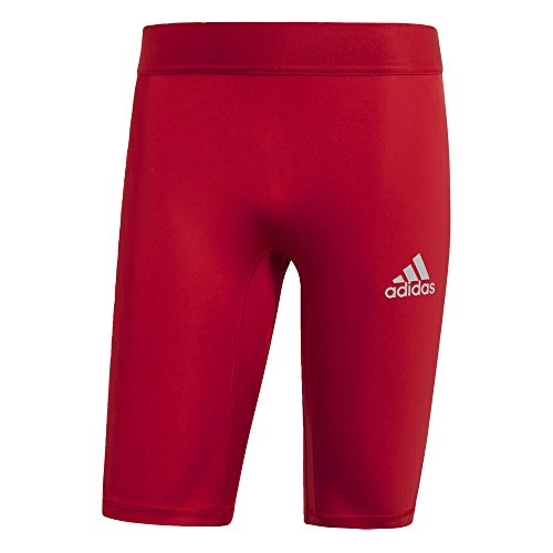 adidas Herren Alphaskin Sport Kurze Tights, Power Red, S von adidas