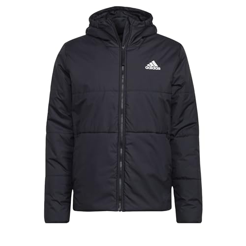 adidas Herren BSC 3-Stripes Hooded Insulated Jacket, Black, XS adidas Herren BSC 3-Stripes Hooded Insulated Jacket, Black, XS von adidas