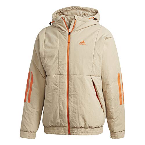 adidas Herren BTS Hooded Jacke, Savann/Orange, M von adidas