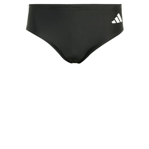 adidas Herren-Badehose mit 3 Streifen, Größe 36, schwarz/weiß, 6 adidas Herren-Badehose mit 3 Streifen, Größe 36, schwarz/weiß, 6 von adidas