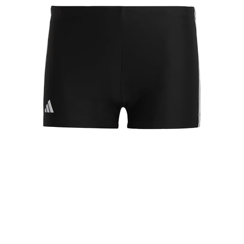 adidas Herren 3 Stripes Boxer-Badehosen, Black/White, XL adidas Herren 3 Stripes Boxer-Badehosen, Black/White, XL von adidas