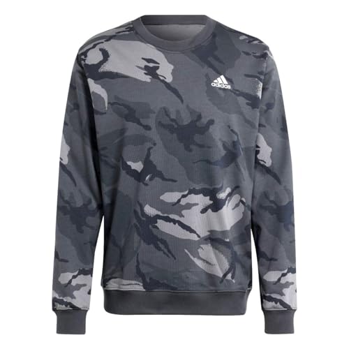 adidas Men's Seasonal Essentials Camouflage Sweatshirt, dgh solid grey, XL von adidas