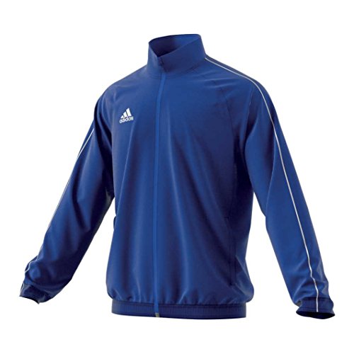 adidas Herren Core 18 Jacke, Bold Blue/White, M adidas Herren Core 18 Jacke, Bold Blue/White, M von adidas