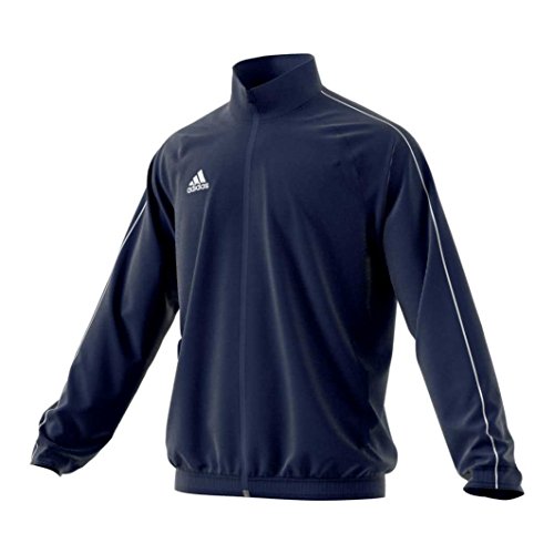 adidas Herren Core 18 Jacke, Dark Blue/White, S adidas Herren Core 18 Jacke, Dark Blue/White, S von adidas