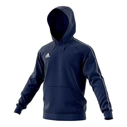 adidas Herren Core 18 Hoodie, Dark Blue/White, S adidas Herren Core 18 Hoodie, Dark Blue/White, S von adidas