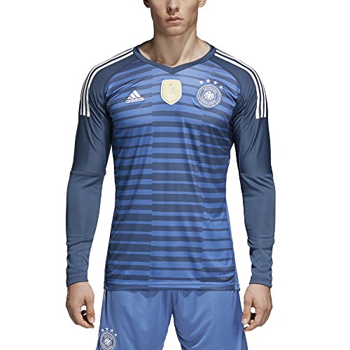 adidas Herren DFB Torwart WM 2018 Heim Langarm-Trikot, Traroy/Subblue/White, L von adidas