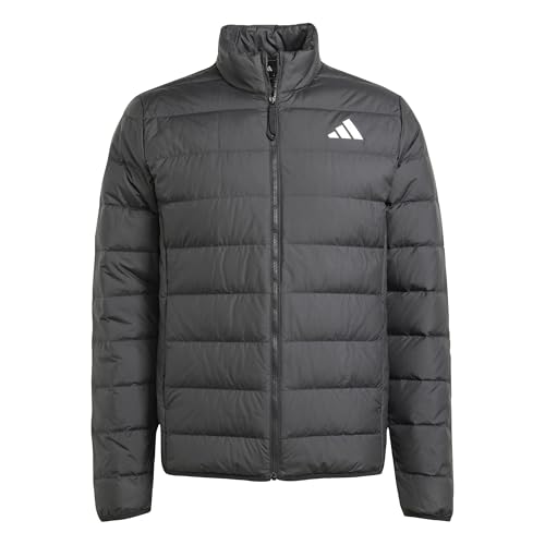 adidas Herren ESSENTIALS LIGHT DOWN JACKET, black/white, XL von adidas