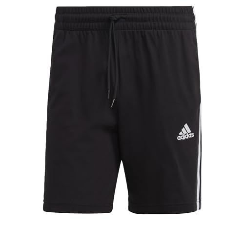 adidas Herren Essentials 3-Stripes Shorts, Black / White, XXL von adidas