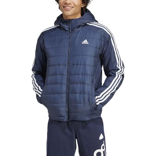adidas Herren Essentials 3-Stripes Insulated Hooded Hybrid Jacket Jacke, Legend Ink, XXL adidas Herren Essentials 3-Stripes Insulated Hooded Hybrid Jacket Jacke, Legend Ink, XXL von adidas