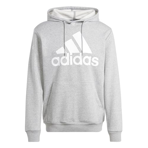 adidas Herren Essentials Fleece Big Logo Hoodie, medium Grey Heather, L adidas Herren Essentials Fleece Big Logo Hoodie, medium Grey Heather, L von adidas